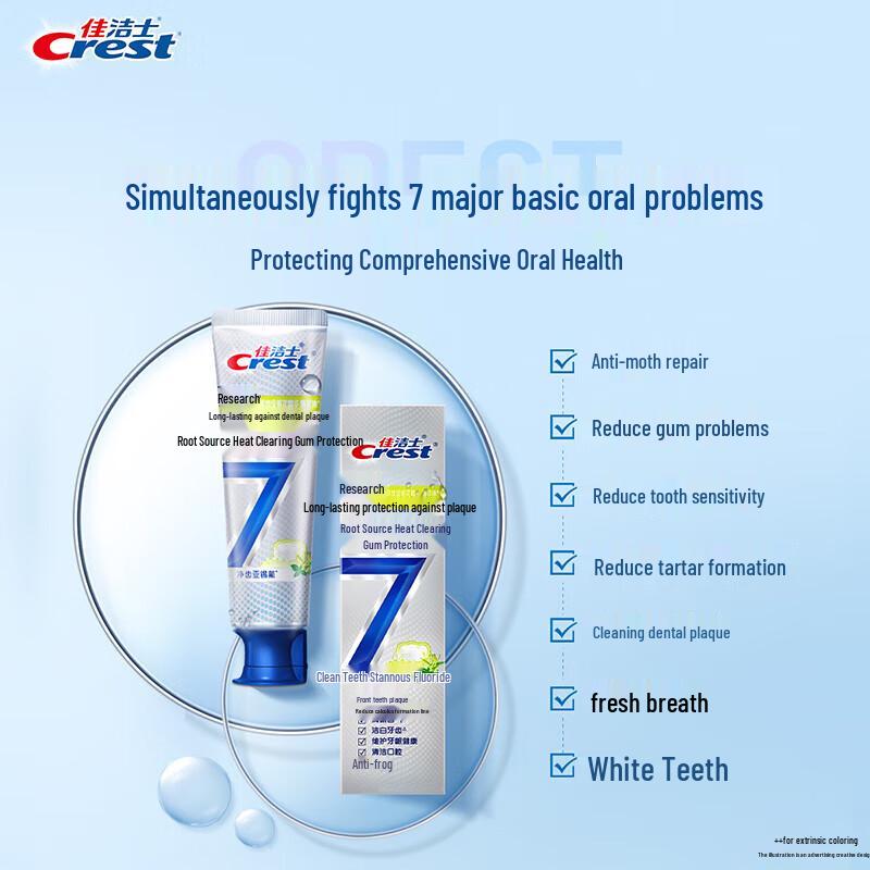 Crest 7-Effect Fire-Clearing & Gum Protection Toothpaste