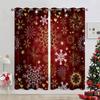 Christmas Decoration Curtains Snowflakes Christmas Tree Decoration Curtains Living Room Bedroom Fireplace New Year Curtains