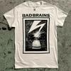 Футболка Bad Brains, Футболка Bad Brains, Белая футболка с коротким рукавом, Унисекс, Размеры S-5XL, Унисекс футболка
