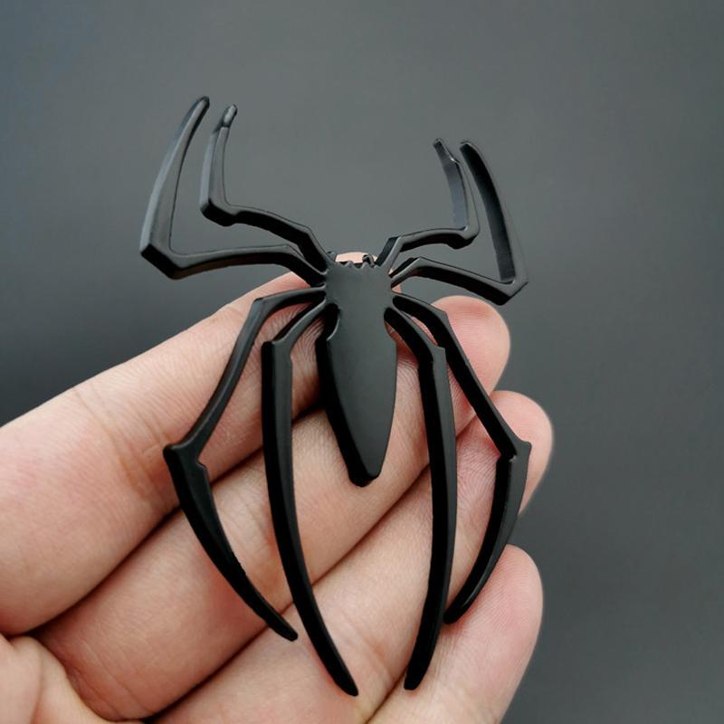 1 шт. универсальные 3D наклейки на автомобиль металл цинковый сплав форма паука эмблема хром грузовик значок наклейка авто аксессуары