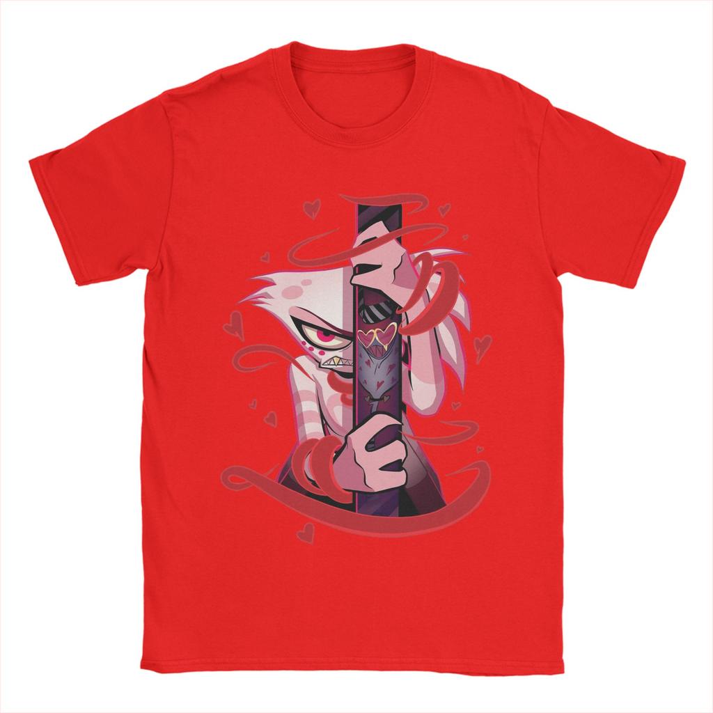 Веселые футболки Hazbins Hotels для мужчин, хлопковые футболки с круглым вырезом, футболки с коротким рукавом, одежда для подарка