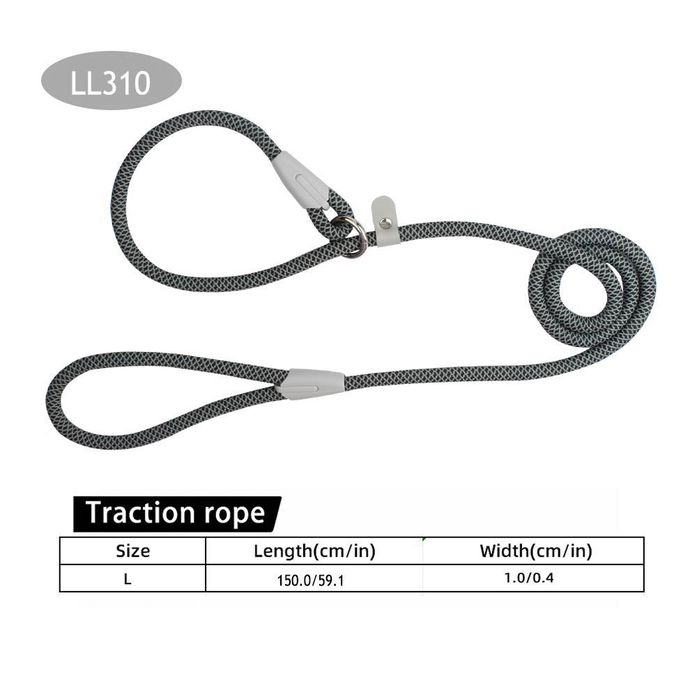 Классический ошейник и поводки для собак, 2 в 1, черная сетчатая веревка P, нейлоновый поводок, регулируемый нескользящий ремень, шлейка для тренировочной собаки, поводок