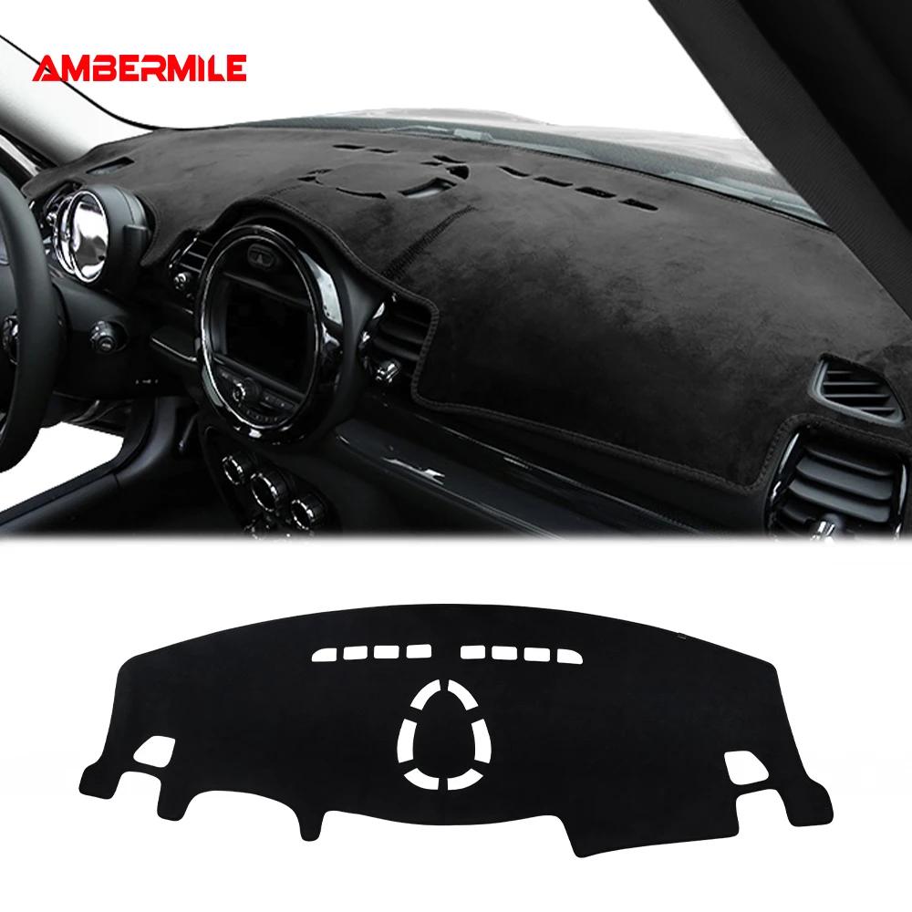 Flannel Dashboard Mat for Mini Cooper Clubman F54 F55 F56 F60 Anti-Slip Dash Cover