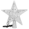 Christmas Tree Toppers LED Rotating Snowflake Projector Lights Christmas Tree Decoration
