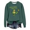Women's Fashion Casual Long Sleeve Loose Printed Sweatshirt
