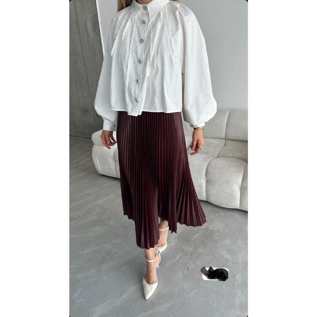 Плиссированная юбка в хиджабе