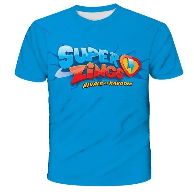 Kids Summer New Casual Funny Cartoon Game 3D Print O-neck T-shirts 3-13 Years Boys Girls Outfits Tops Children Clothes