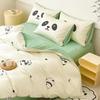 Dohia Pure Cotton Cute Panda 4-Piece Bedding Set