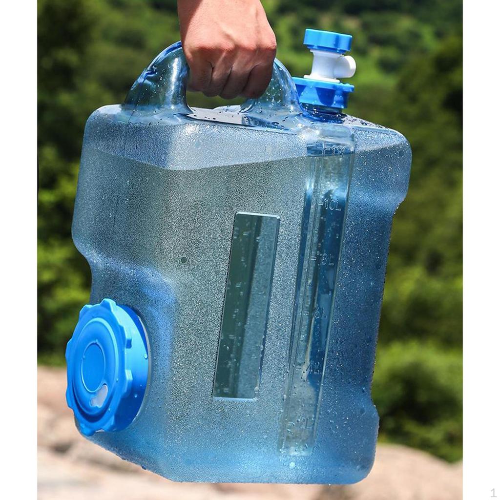 Кемпинговый контейнер для воды, бак-переноска с завинчивающейся крышкой, кувшин для хранения