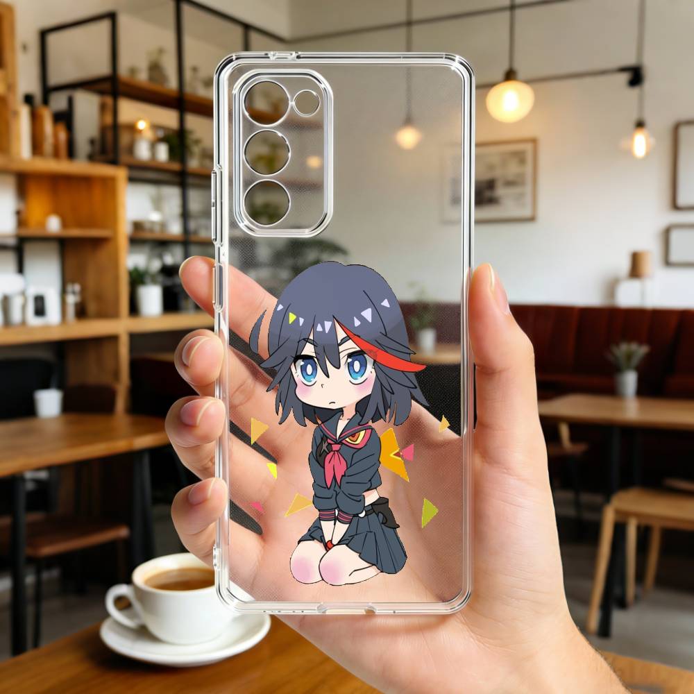 Anime R-Ryuko M-Matoi Phone Case For Samsung Galaxy A91,80,73,72 ,71,53,52,32 ,31,22,21s,20,Transparent Case