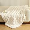 High-end Artificial Rabbit Hair Winter Warm Blanket Thickened Warm Sofa Blanket