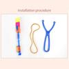 5Pcs Amazing Light Toy Arrow Helicopter Rotating Led Flying Toy Party Fun Gift Rubber Band Catapult for Children