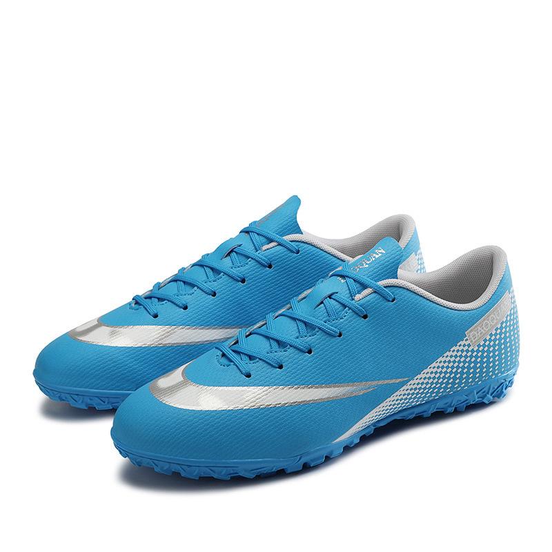 Large size football shoes men's high-top youth student competition training shoes artificial grass long broken nail sports shoes