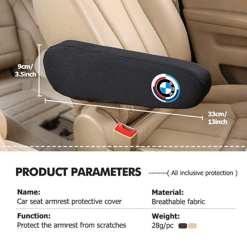 JKGN2 Car Seat Armrest Gloves Universal Dust-proof Hand Side Protector For BMW X3 X5 M5 M3 E46 E90 E60 F10 E39 F30 E36 G30 E87 E70