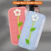 1 Pair Refrigerator Door Handle Covers Flower Design Wear Resistant Non-Fading Washable Handle Doorknobs Covers