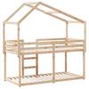 Bunk Bed without Mattress 90x200 cm Solid Pine Wood