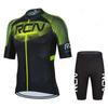 Новинка 2024 года, комплект велосипедного трикотажа Rcn с коротким рукавом для мужчин, анти-УФ-велосипедный комплект велосипедного трикотажа, летняя одежда для велоспорта Bicycle Pro Team