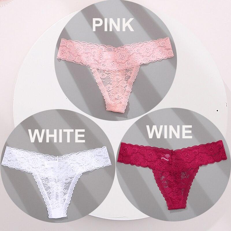 FINETOO 3 шт./компл., M-XL, стринги, трусики для женщин, сексуальное кружевное нижнее белье с цветочным принтом, прозрачные женские трусы, женское нижнее белье