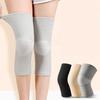 1 пара наколенников для пожилых людей, термоэластичные бесшовные вязаные наколенники, защита от холода, зимняя поддержка суставов ног