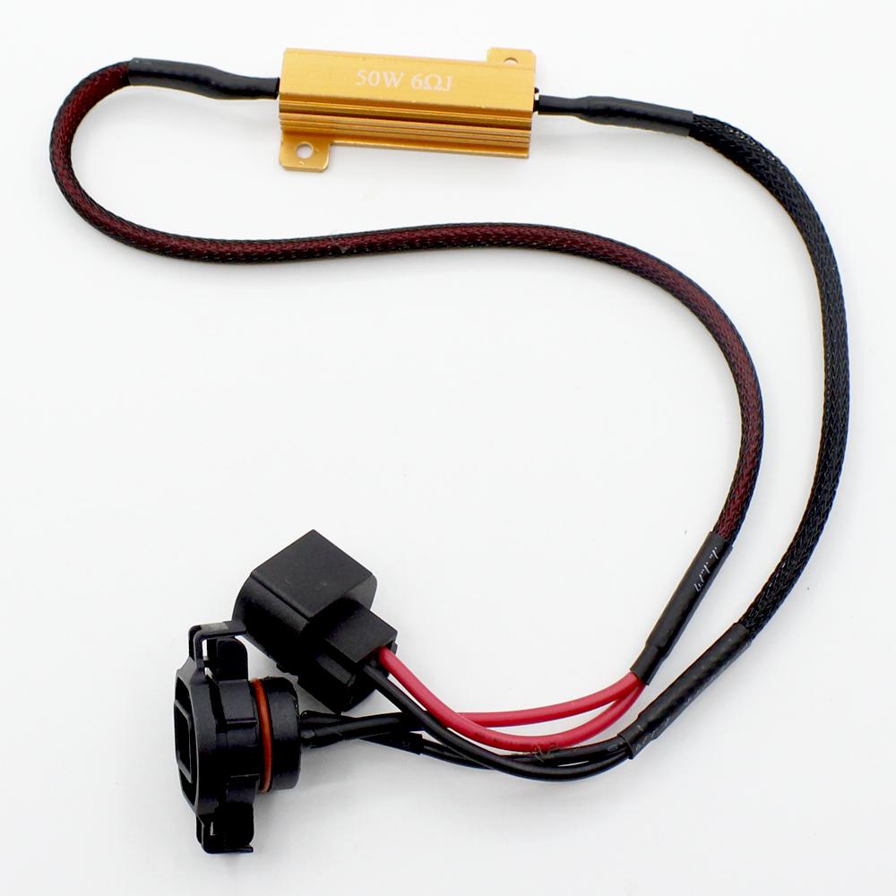 6 Ohm 50W LED Load Resistors Canbus Decoder for Car Stop Light Turn Signal Error Message Flicker Cancel Universal Automotive
