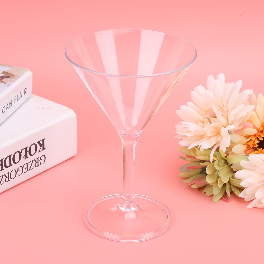 Бытовая акриловая кружка для холодных напитков, винный коктейль, шампанское, бокал, барная посуда8061