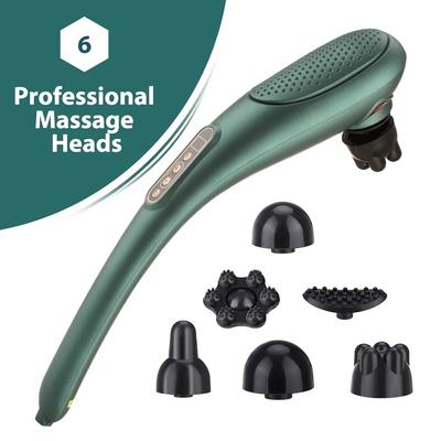 6 в 1 беспроводной электрический массажер для спины вибрационный инфракрасный тепловой массажер многофункциональный массажер для шеи и ног облегчение боли шиацу