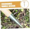 T-Handle Soil Hole Digger, Chrome-Plated Tool for Seedlings, Weeding & Soil Loosening