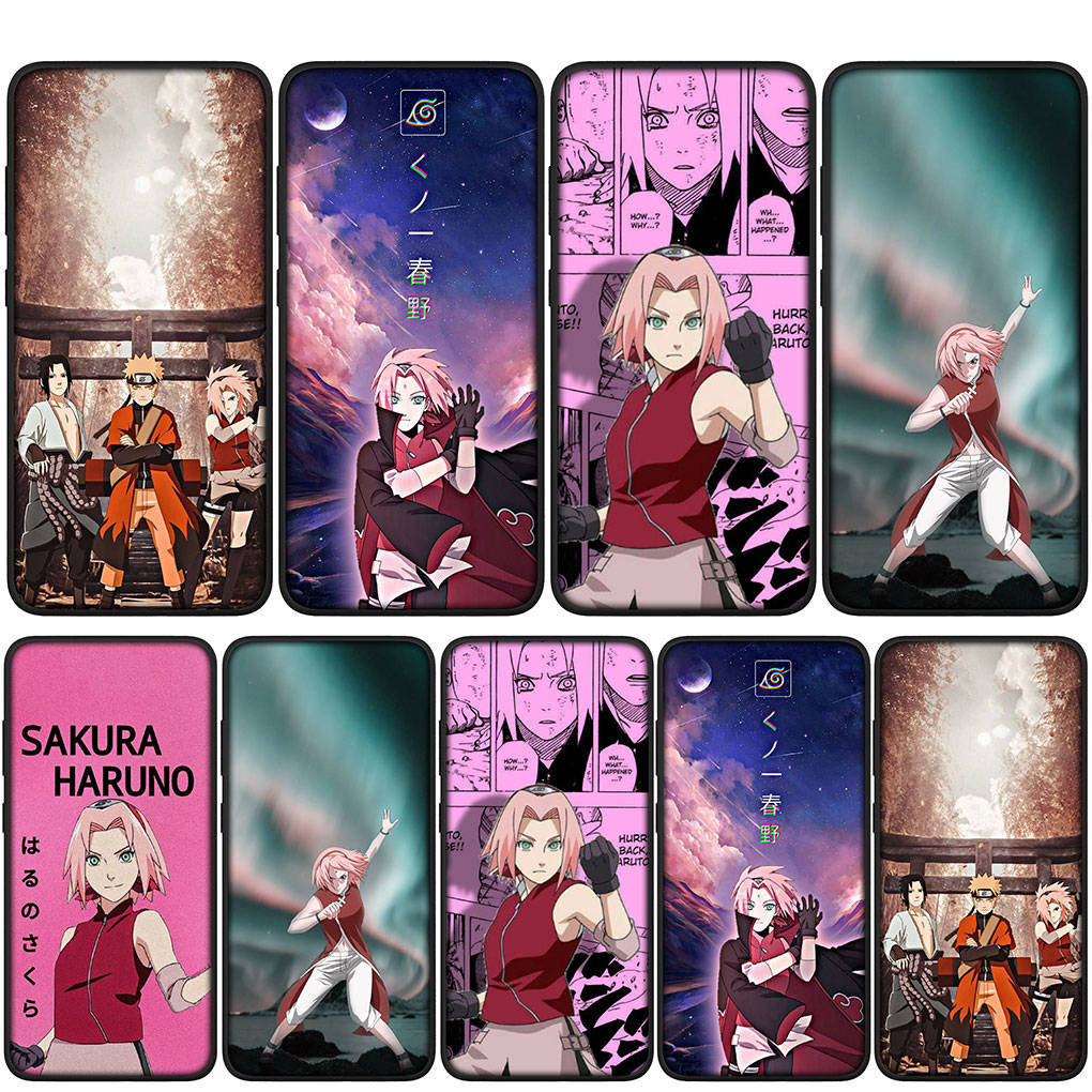 Чехол для iPhone 16 15 Xiaomi Redmi Note 14 13 12 11 Pro Max X 16e Samsung Galaxy S25 S24 S23 Moto OPPO Huawei Комиксы Харуно Сакура Наруто Чехол для телефона