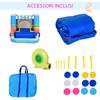 Inflatable Castle For Kids With Trampoline And Pool Electric Pump Included 280x170x155cm Multicolor