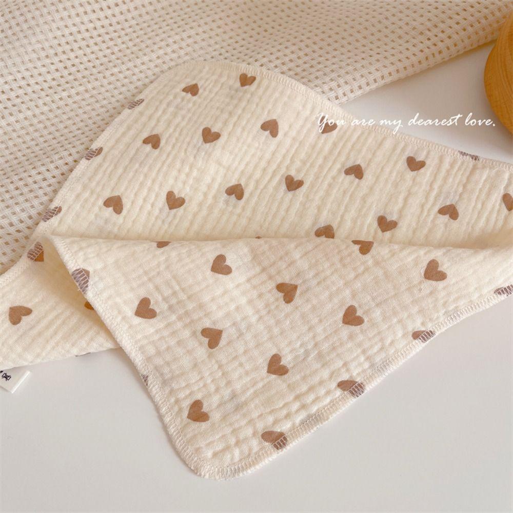 Мягкое полотенце для слюны с цветочным принтом, квадратный детский впитывающий носовой платок, милое детское полотенце для лица