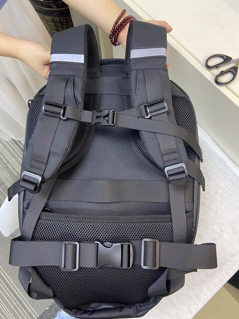 Iron Man LED Motorcycle Backpack - Customizable Riding Gear