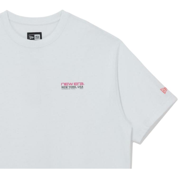 New Era SS26 Серия для улицы Печатный плакат Дышащий трикотаж Круглый вырез Американский повседневный Короткий рукав Футболка Унисекс Футболка 15040848