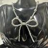 Practical Imitation Pearls Bowknot Necklace Western Styles Turquoise Jewelry for Women Cowgirl Fashion Accessory