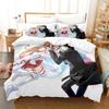 Аниме Sword Art Online Постельное белье из японского мультфильма Постельное белье из полиэстера 3D Подарок для детей Твин Одинарный Королева Размер King Пододеяльники
