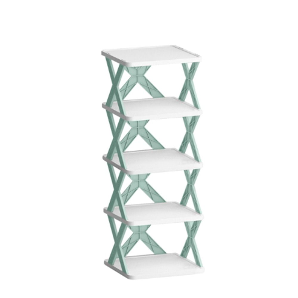 Пластиковая многослойная полка для хранения обуви, 2-5 слоев, органайзер для обуви, штабелируемая стойка для обуви, для дома