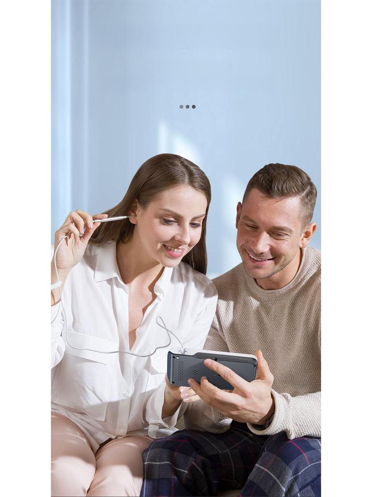 HD 4,5-дюймовый смарт-отоскоп с визуальным ушным датчиком