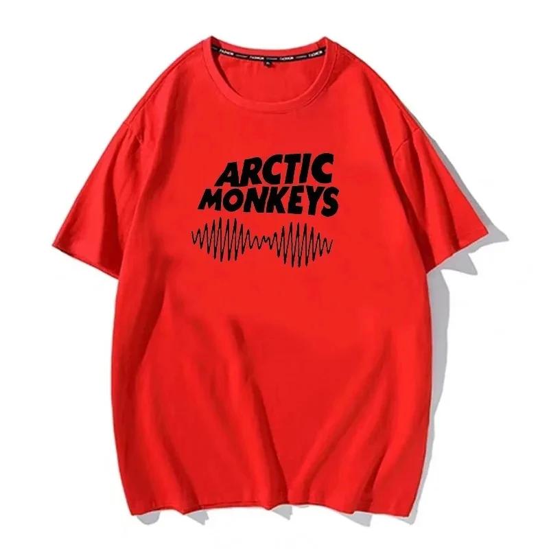 Arctic Monkeys Rock Band T Shirt Fashion Hip Hop UnisexTshirt Clothes Manga Short Sleeve Tee Streetwear Y2k Trend Tops