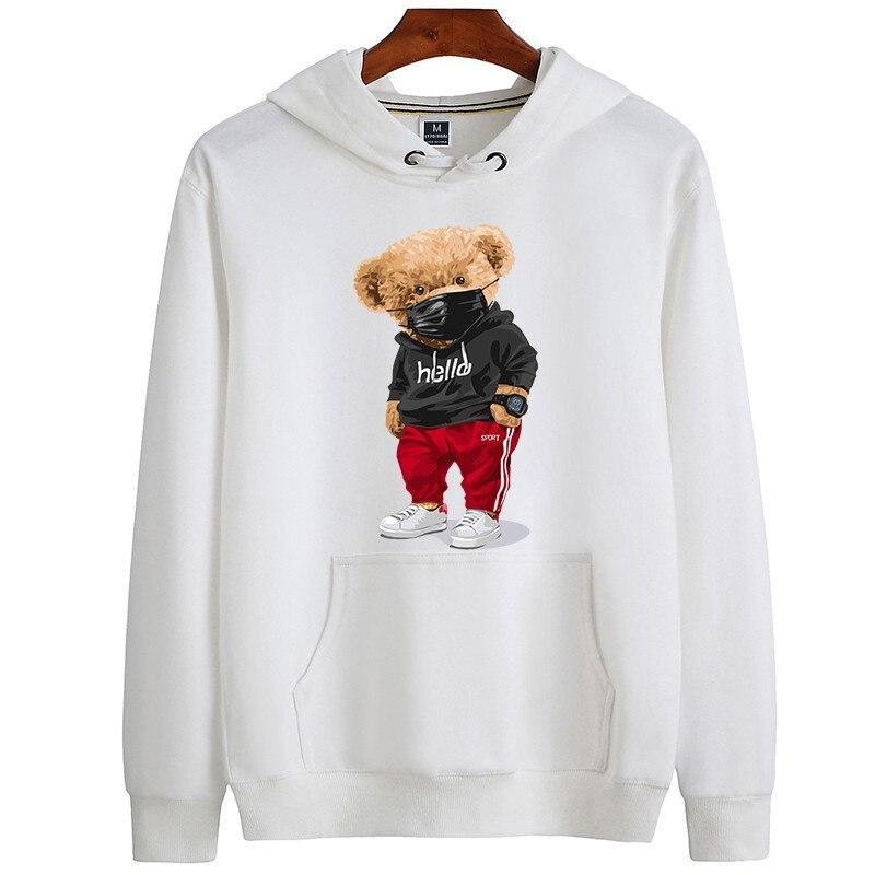 Sports Bear Sweater Women's Long-sleeved Pullover Winter Style Super Dalian Hoodie Couple Sweatshirt