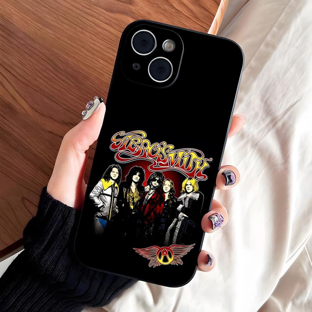 Punk Aerosmith Rock Cool Phone Case For IPhone 17 Pro Max 16 15 14 Pro Max 13 11 X Xs Xr 8 7Plus Silicone Cover