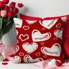 Наволочка на День святого Валентина Льняная с принтом Love Домашняя наволочка для подушки Гостиная Диванная наволочка