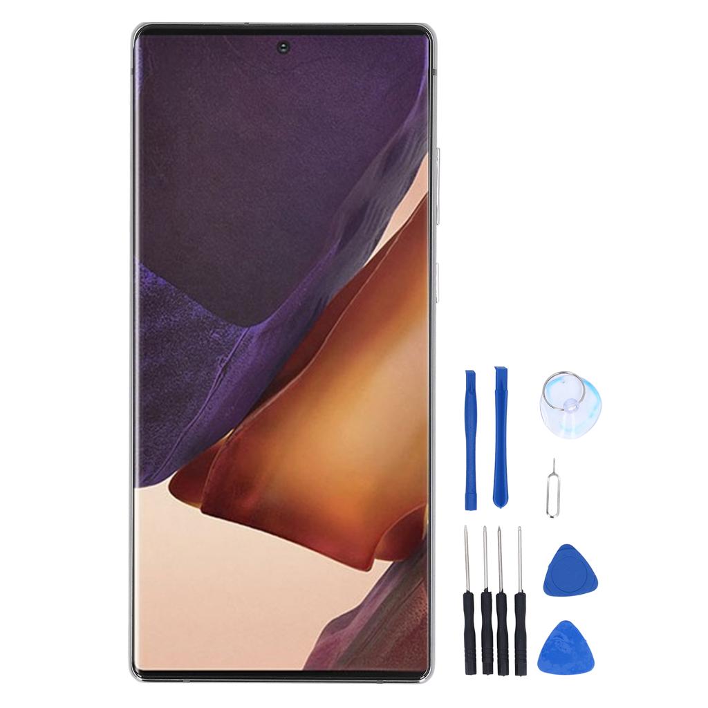 Замена экрана телефона с рамкой, инструменты для ремонта, отзывчивый тачскрин-дигитайзер в сборе для Galaxy Note 20 SM N980