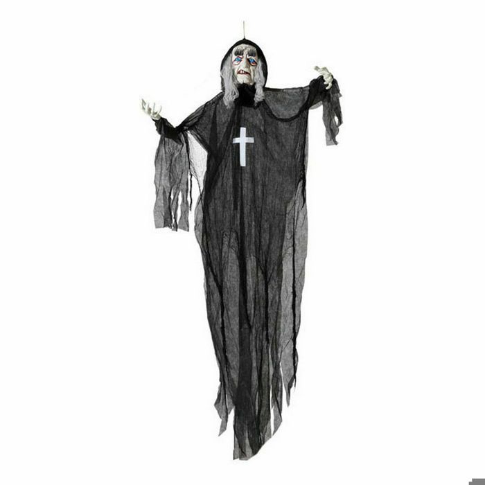 Décoration d'Halloween - BigBuy Home - Sorcière - Noir - Intérieur - Classique