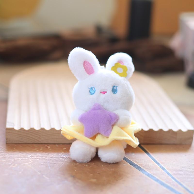 Милая Звезда Кролик Подвеска Плюшевая Игрушка Кукла Кролик Сумка Подвесной Брелок Кукла Кукла