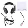 3.5mm Gaming Headset with Noise Isolating Microphone, Over Ear Game Headset with LED Lighting, Volume Control, Mute Key