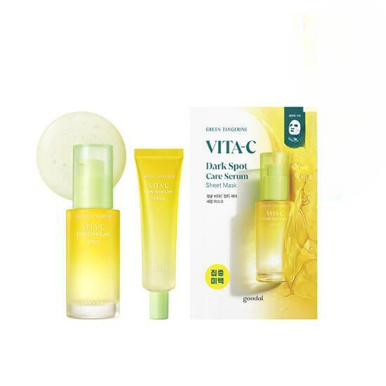 Goodal Green Tangerine Vita C Сыворотка от темных пятен, 30 мл, специальный набор