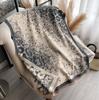 Warm Winter Scarf for Women Luxury Leopard Pashmina Shawls Thick Cashmere Blanket Chunky Stoles Lady Elegant Poncho Bufanda