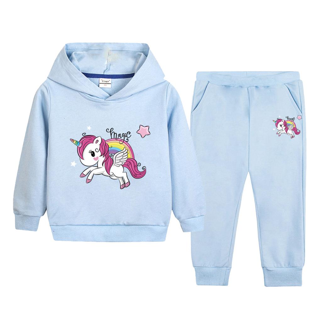 Комплекты детской модной одежды: толстовка со штанами, спортивный костюм, толстовка с капюшоном для девочек, комплект из 2 предметов, повседневная одежда для бега