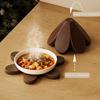 Natural Wood Christmas Tree Trivet Set Insulation Mat Solid Wood Dining Table Anti Scalding Mat Pot Festival Gift Creative And Personalized Home