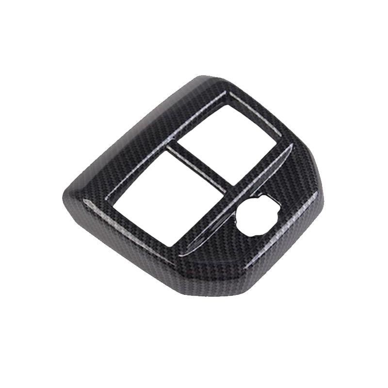 For Peugeot 3008 5008 GT Hybrid 2016- ABS Car Rear Armrest Box Air Vent Outlet Trim Cover Decoration Accessories