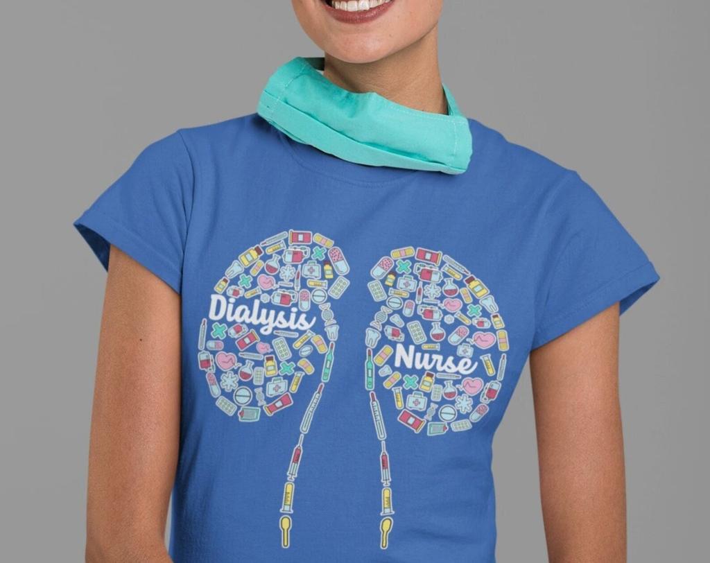 Dialysis Nurse T-Shirt: CCHT Hemodialysis Technician Medical Shirt